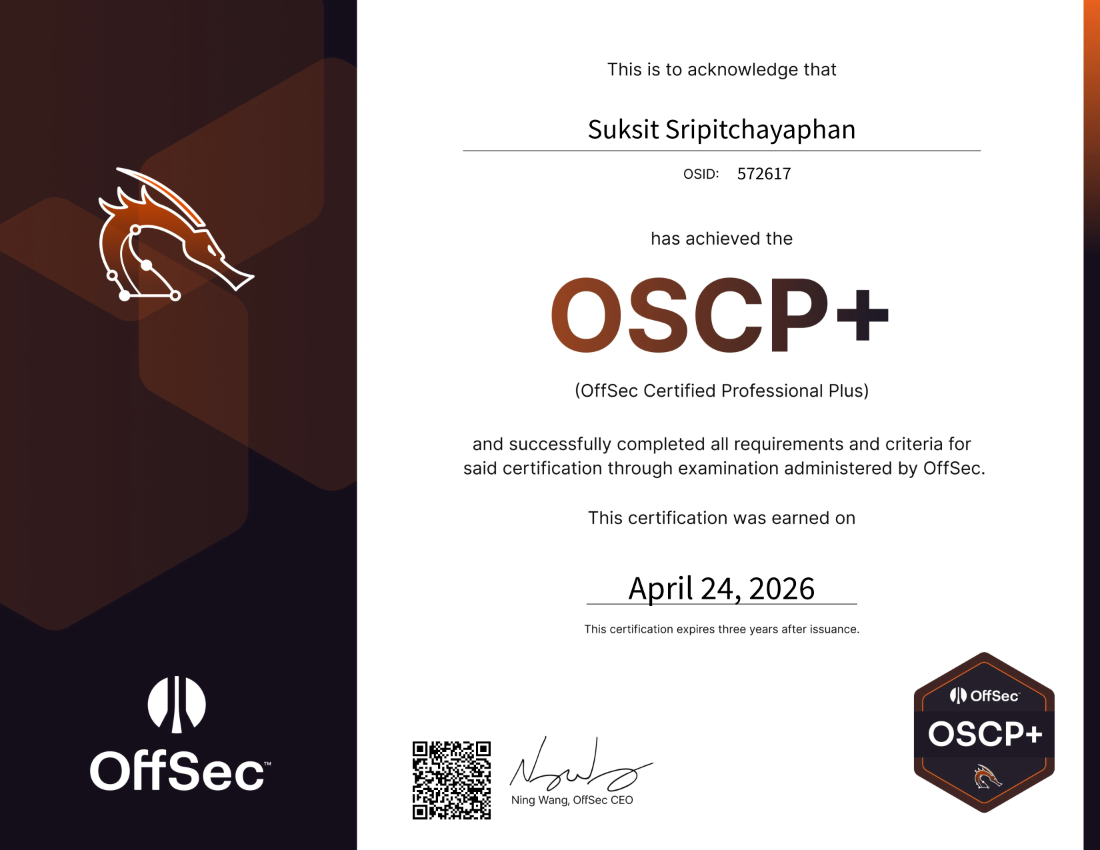 OSCP Certificate