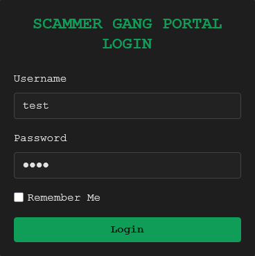 Credentials in HTML Source Code