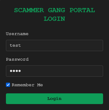 Login with Remember Me Option